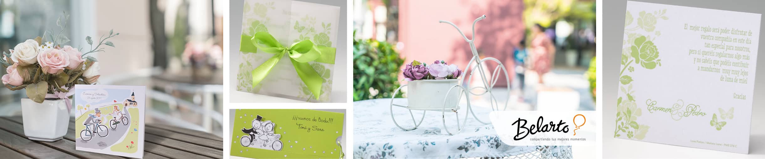 Diseño e impresión de invitaciones y detalles para bodas